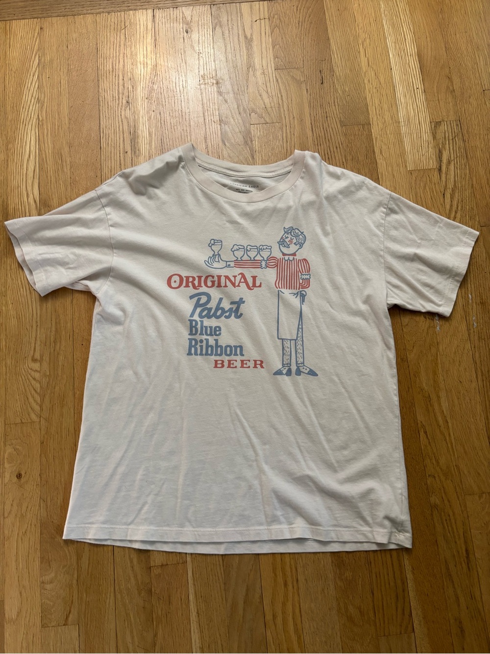 A&E Oversized Pabst Beer Shirt